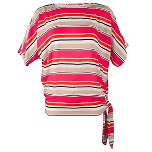 Like New MICHAEL KORS Women's Sporty Striped Side Tie top~Medium~